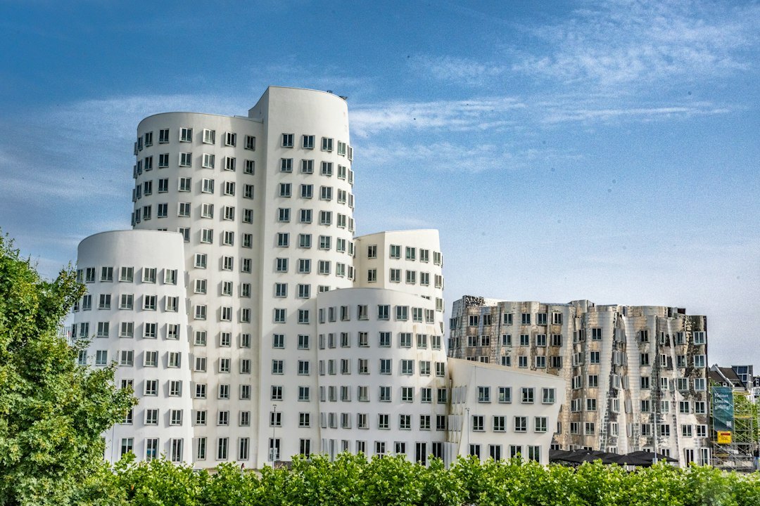 Modern research institute building exterior in a German city